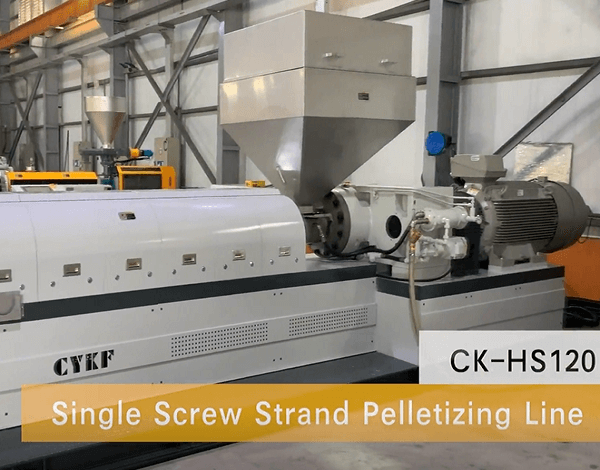 CK-HS120 Single Screw Stand Pelletizing Line